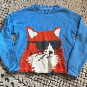 Mini Boden Sky Blue Knit Top sz 9-10Y